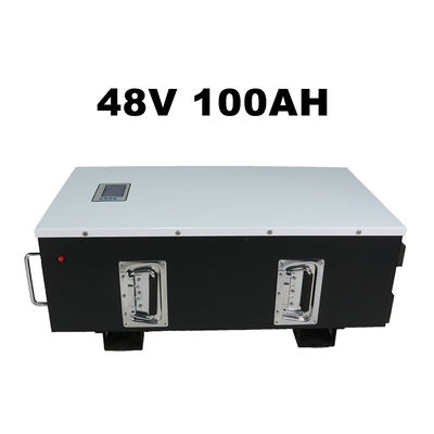 Rv 5.12KWH 48v 200ah Lifepo4 ชุดแบตเตอรี่ Rack Mounted Silk แบตเตอรี่