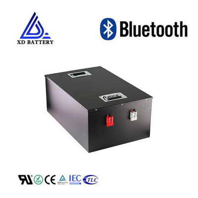 Deep Cycle Bluetooth 48v 150ah แบตเตอรี่ลิเธียมไอออน OEM / ODM Silk สำหรับการจราจร